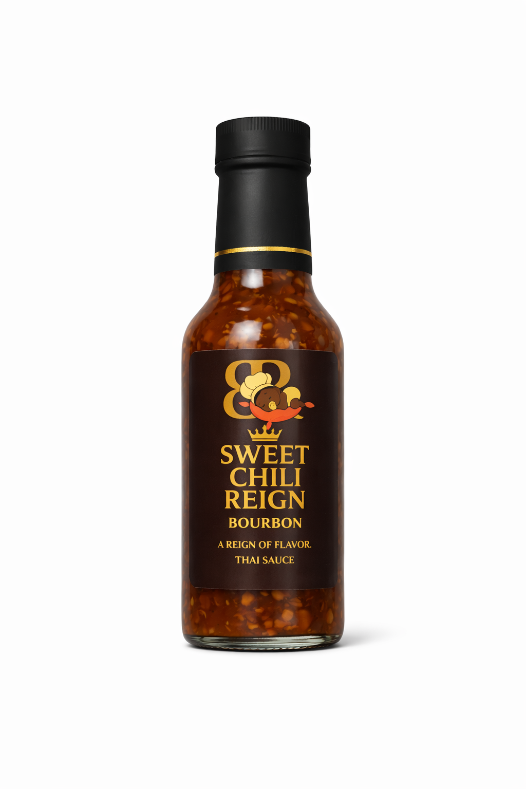 Bourbon Infused sauce bottle